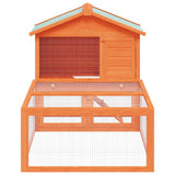 Vidaxl Lapin Loft avec du bois de course - afbeelding 3