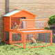 Vidaxl Lapin Loft avec du bois de course