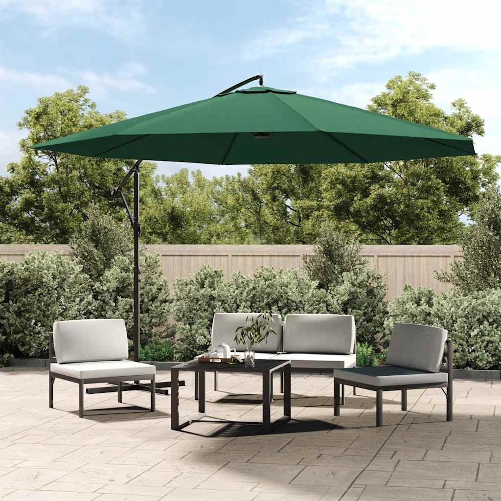 Vidaxl Parasol flottant 3,5 m vert