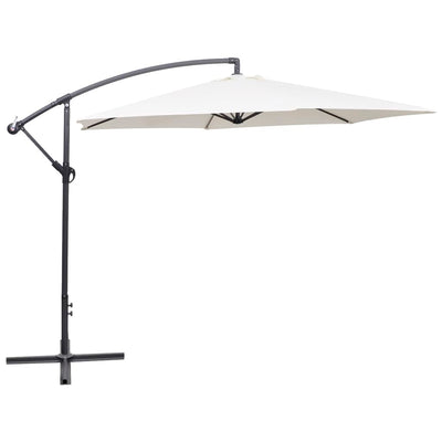 Vidaxl Parasol flottant 3 m sable blanc