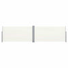 Pare-brise Vidaxl extensible 160x600 cm crème
