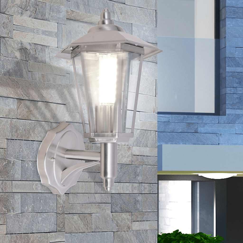 Vidaxl Wall Lantern pour l'acier inoxydable extérieur