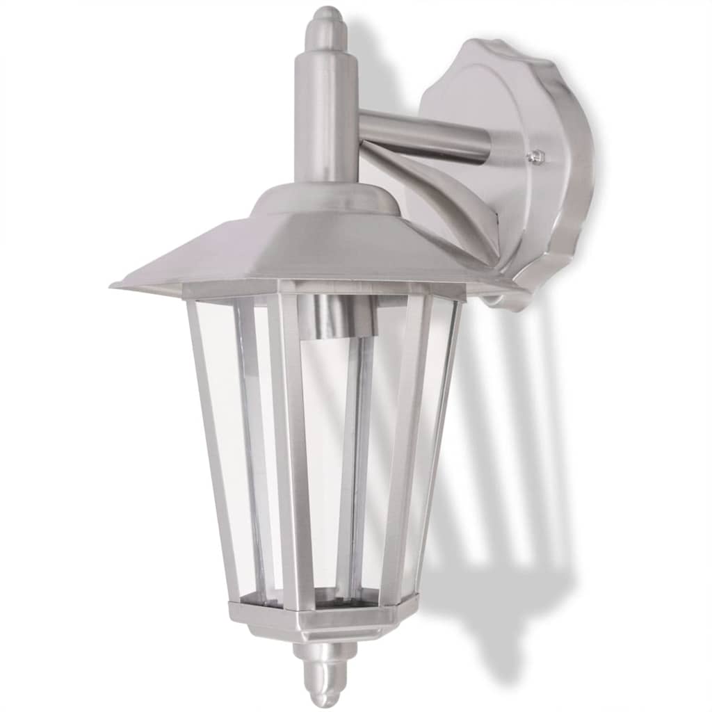 Lanterne murale suspendue Vidaxx pour extérieur en acier inoxydable