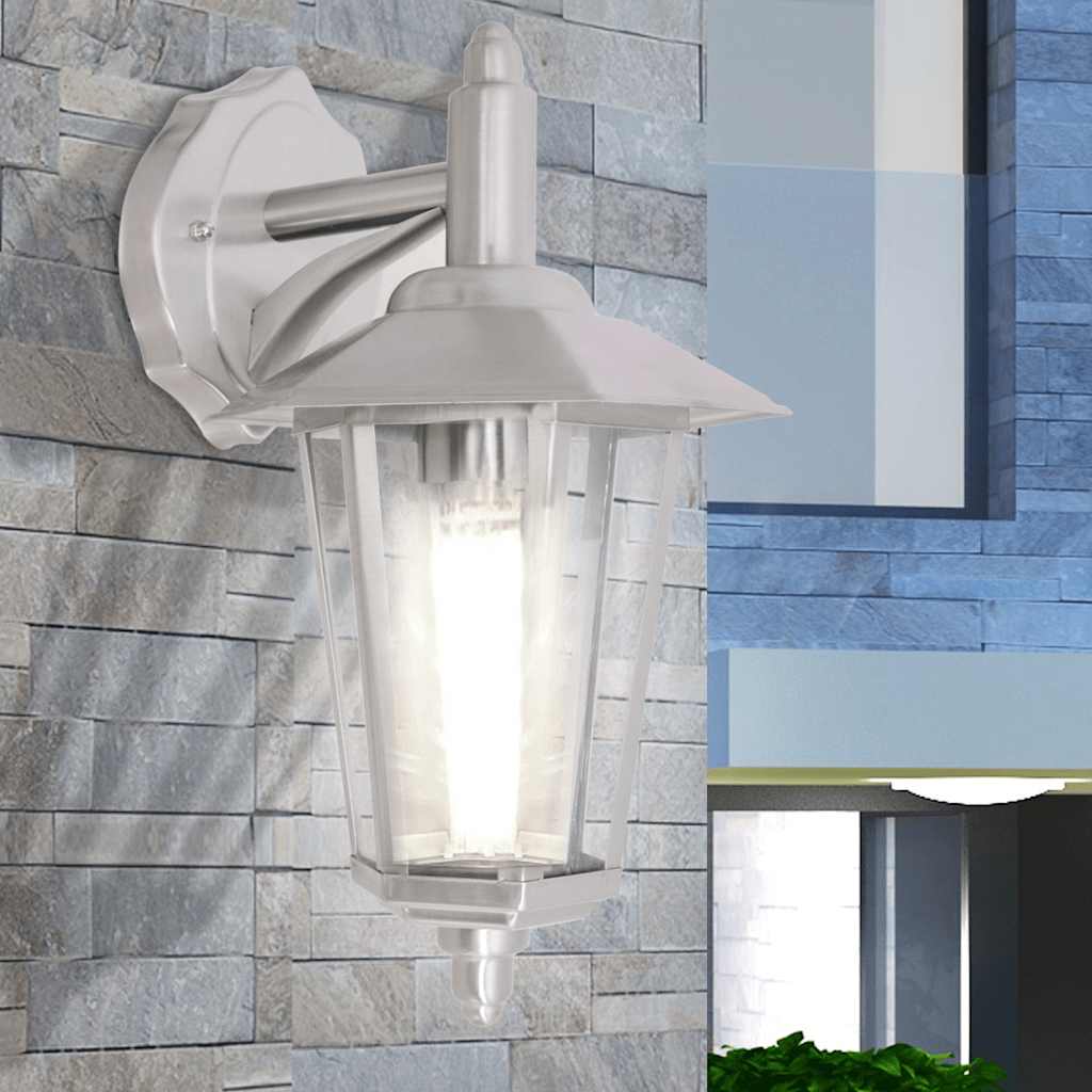 Lanterne murale suspendue Vidaxx pour extérieur en acier inoxydable