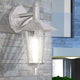Lanterne murale suspendue Vidaxx pour extérieur en acier inoxydable