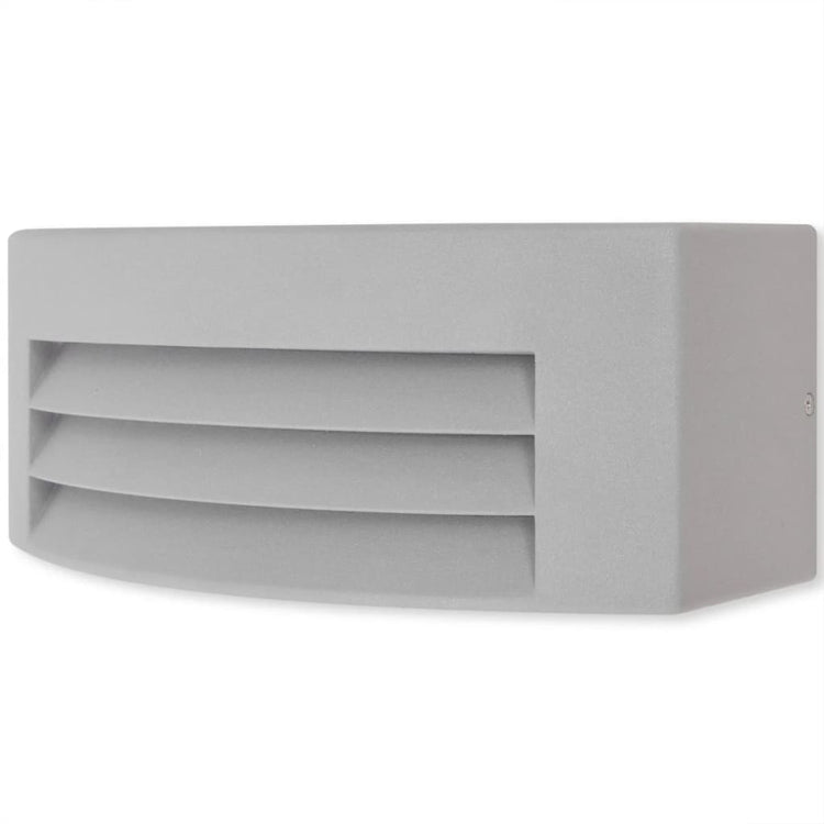Vidaxl Mur Lampe extérieure aluminium gris