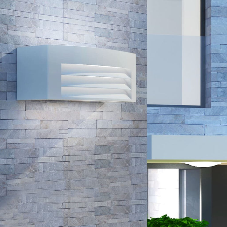 Vidaxl Mur Lampe extérieure aluminium gris