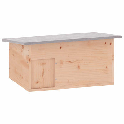 Vidaxl egelhuis 45x33x22 cm bois