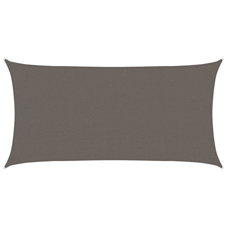 Vidaxl Sunshade HDPE rectangulaire 2x4 m anthracite