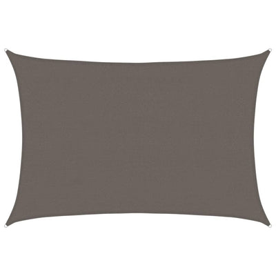 Vidaxl Sunshade HDPE rectangulaire 4x6 m anthracite