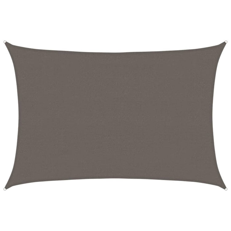 Vidaxl Sunshade HDPE rectangulaire 4x6 m anthracite