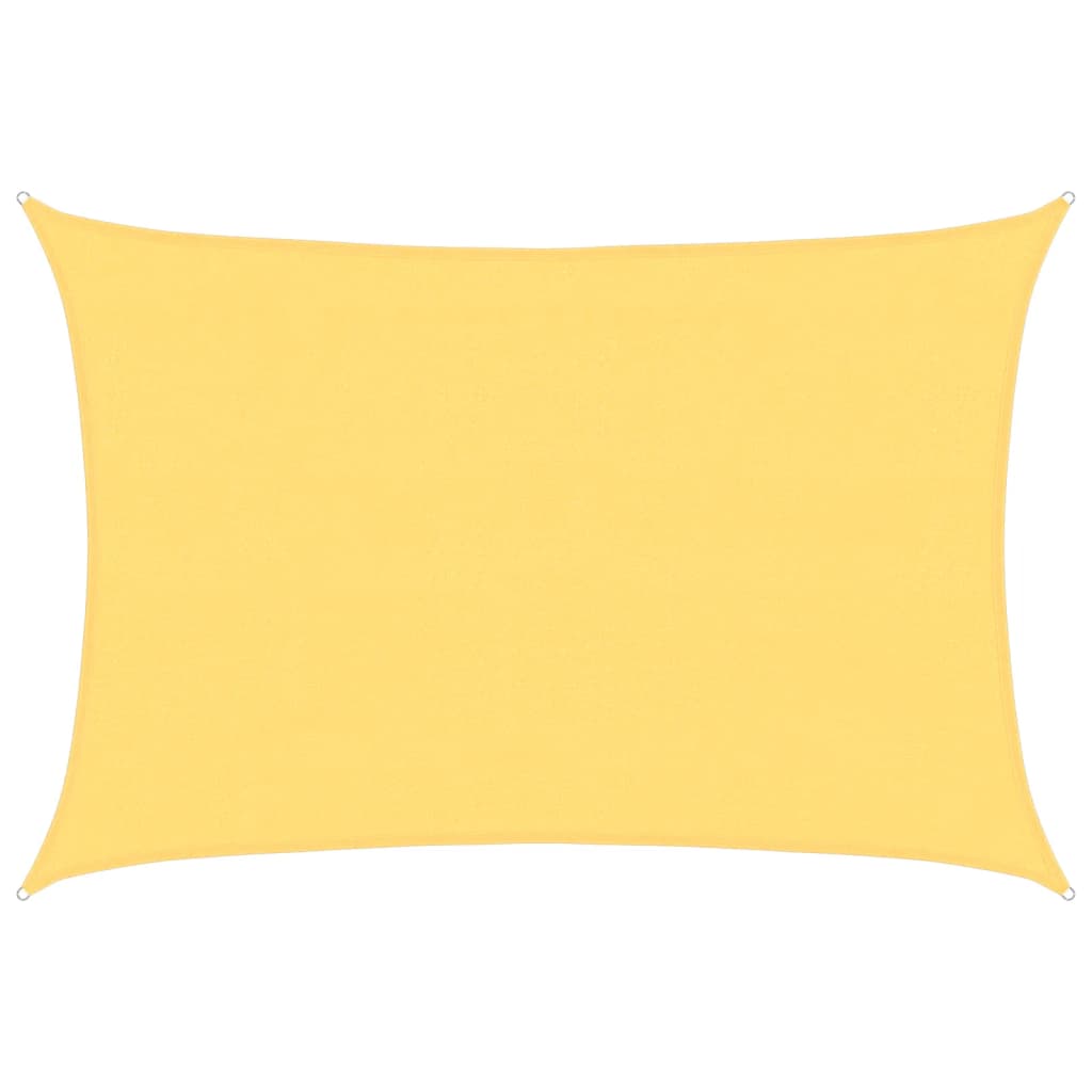 Vidaxl Sunshade HDPE rectangulaire 4x6 m beige