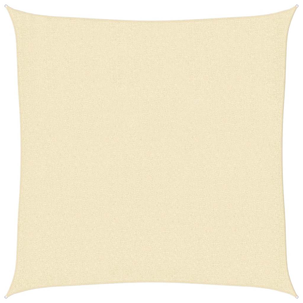Vidaxl Sunshade HDPE Cream carré 3,6x3,6 m