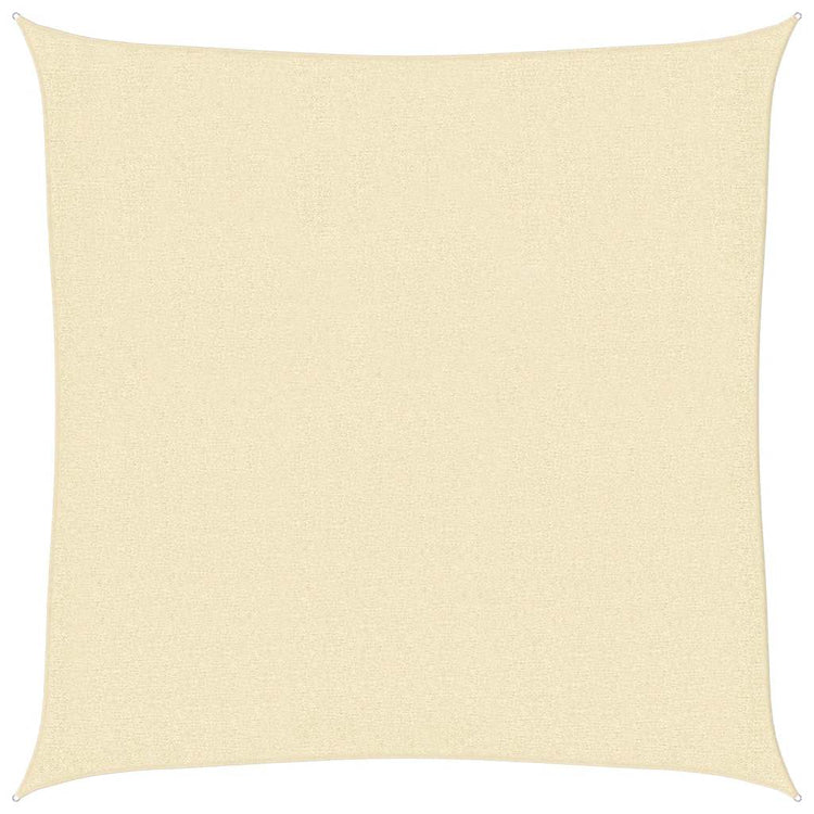 Vidaxl Sunshade HDPE Cream carré 3,6x3,6 m