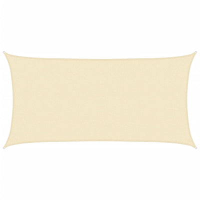 Vidaxl Sunshade HDPE rectangulaire 2x4 M Créme