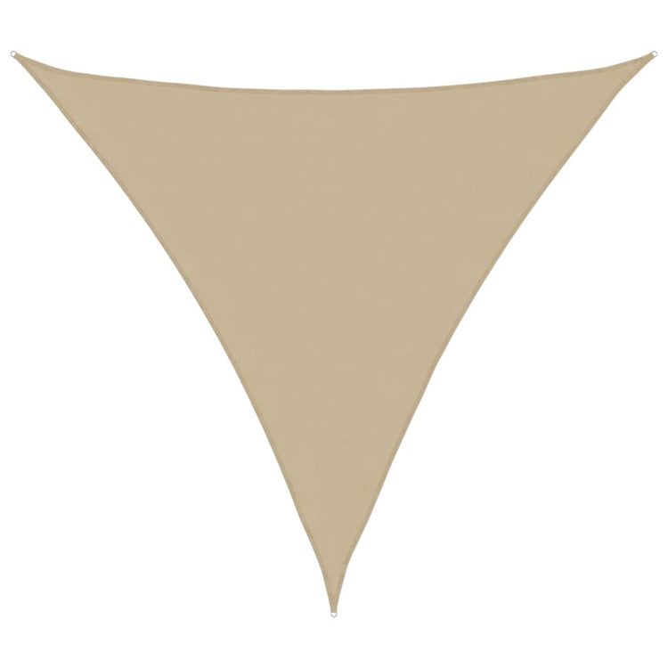 Vidaxl Sunshade triangulaire 5x5x5 m oxford tissu beige