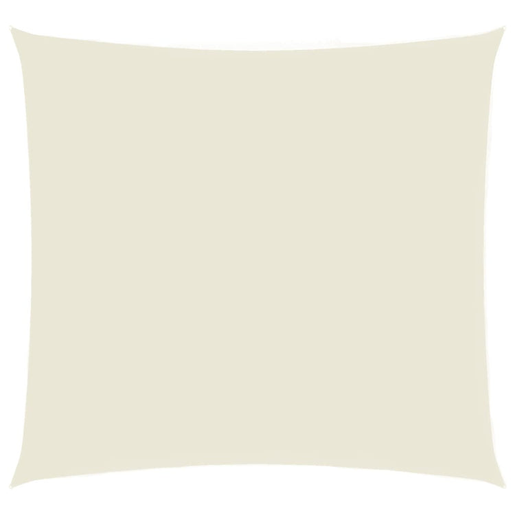 Vidaxl Sunshade Square 3,6x3,6 m Oxford Fabric Crème -Colored