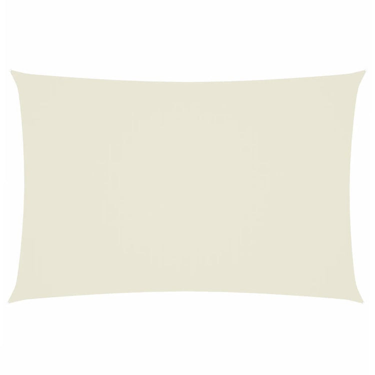 Vidaxl Sunshade rectangular 2x4 m oxford tissu crème coloré