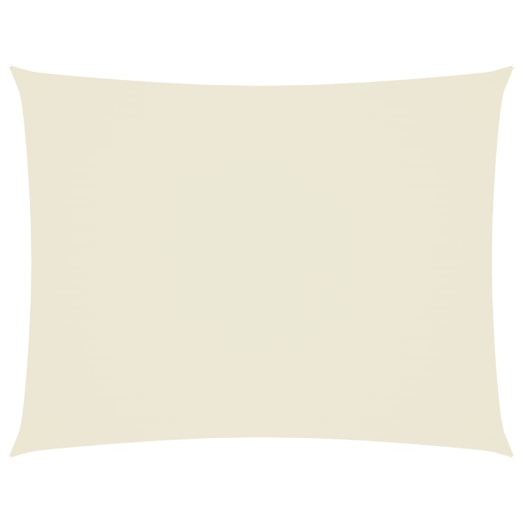 Vidaxl Sunshade rectangulaire 4x6 m oxford tissu crème -colored