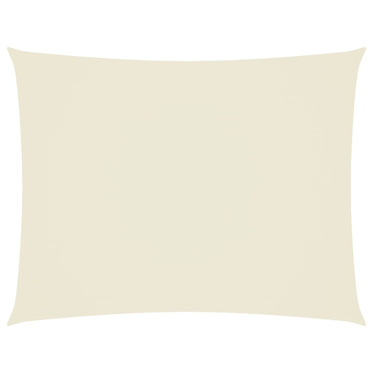 Vidaxl Sunshade rectangulaire 4x6 m oxford tissu crème -colored