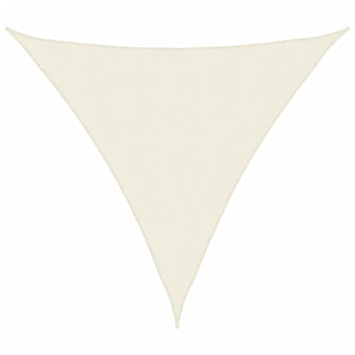 Vidaxl Auvent triangulaire 5x5x5 m Oxford Fabric Crème coloré