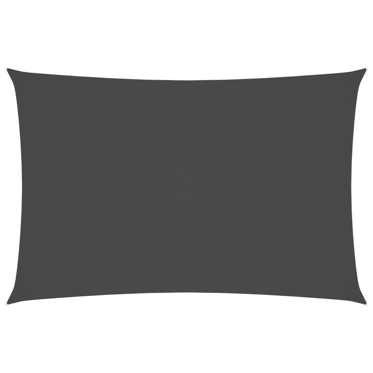 Vidaxl Sunshade rectangulaire 2x4 m oxford tissu anthracite -colored