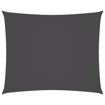 Vidaxl Sunshade rectangulaire 4x6 m oxford tissu anthracite -colored