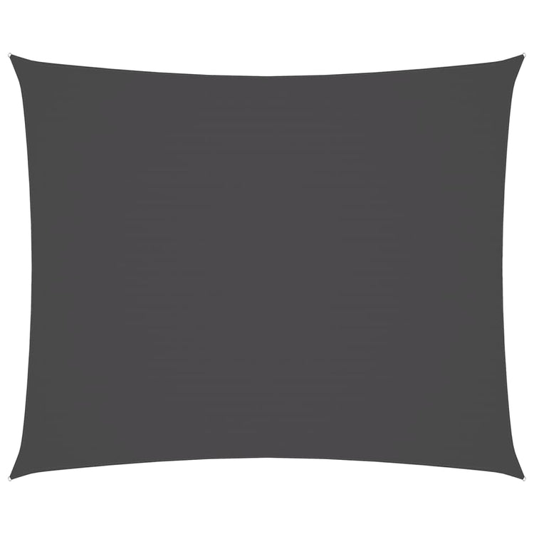 Vidaxl Sunshade rectangulaire 4x6 m oxford tissu anthracite -colored