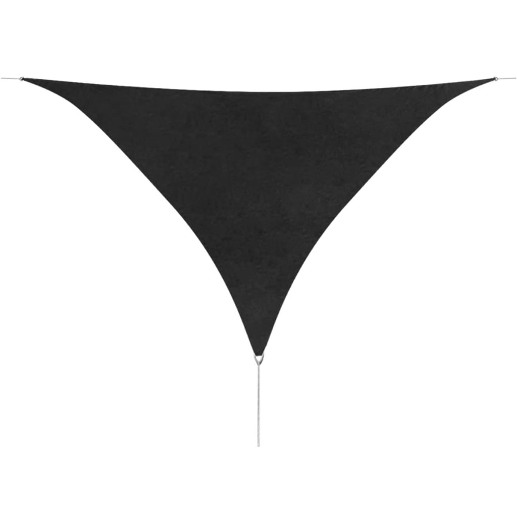 Vidaxl Sunshade triangulaire 5x5x5 m Oxford tissu anthracite -colored
