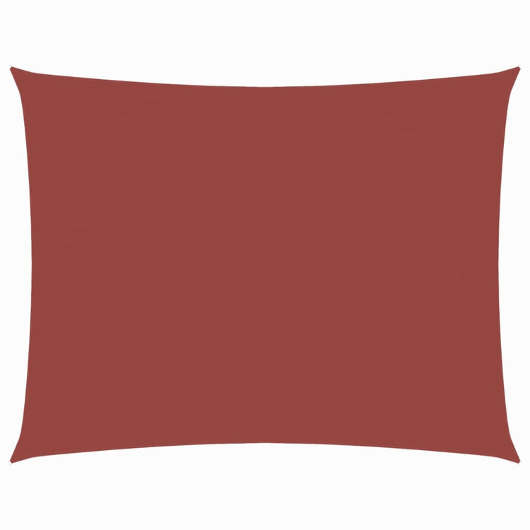 Vidaxl Sunshade rectangulaire 2x4 m Oxford tissu en terre cuite couleur
