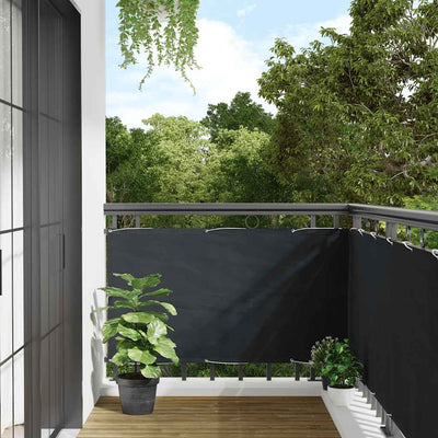 Écran de balcon vidaxl oxford textile 75x600 cm anthracite