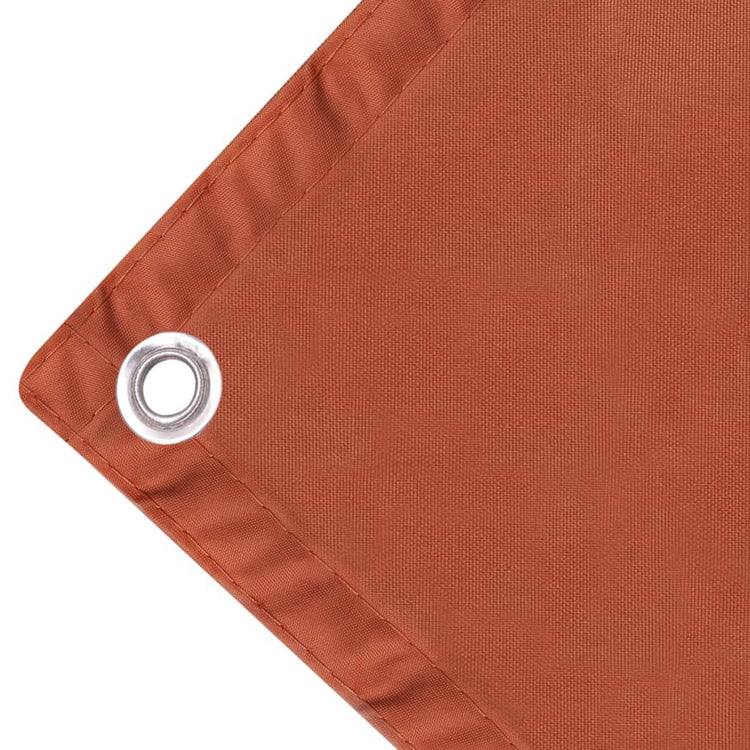 Écran de balcon Vidaxl Oxford textile 90x400 cm terre cm
