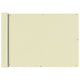Écran de balcon Vidaxl Oxford textile 75x600 cm crème