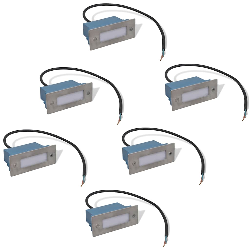 Vidaxl Stair Investtion Spots 6 ST LED 44x111x56 mm