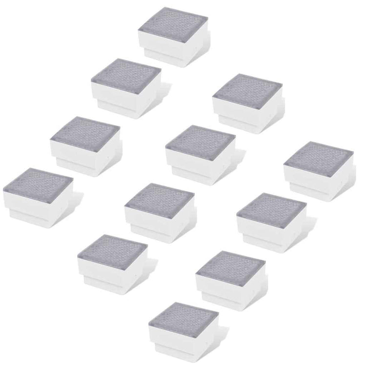 Vidaxl Ground Spots 12 ST LED 100x100x68 mm