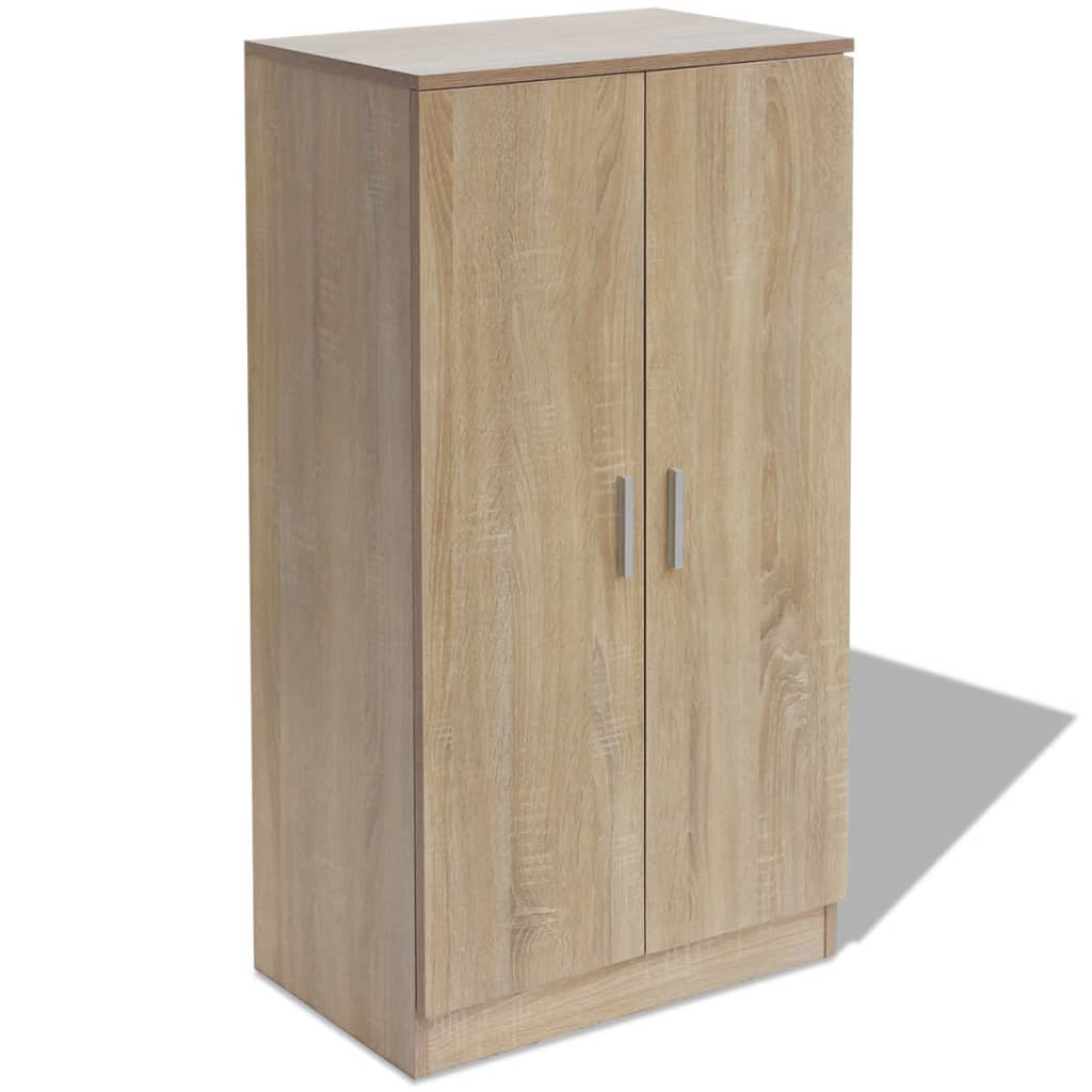 Armoire à chaussures vidaxl 7 étagères chêne