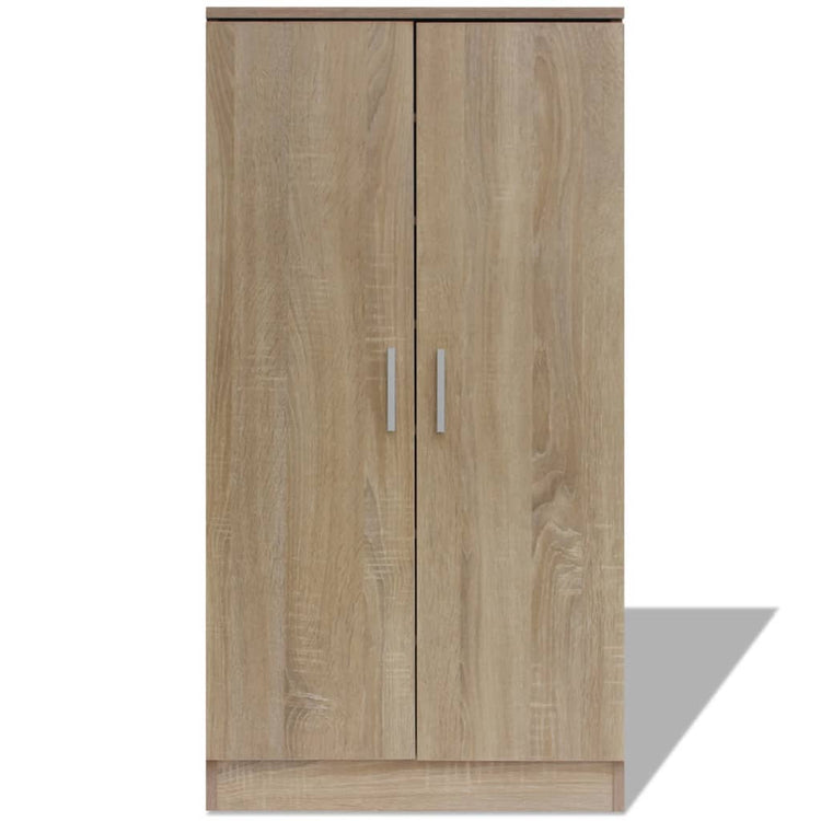 Armoire à chaussures vidaxl 7 étagères chêne