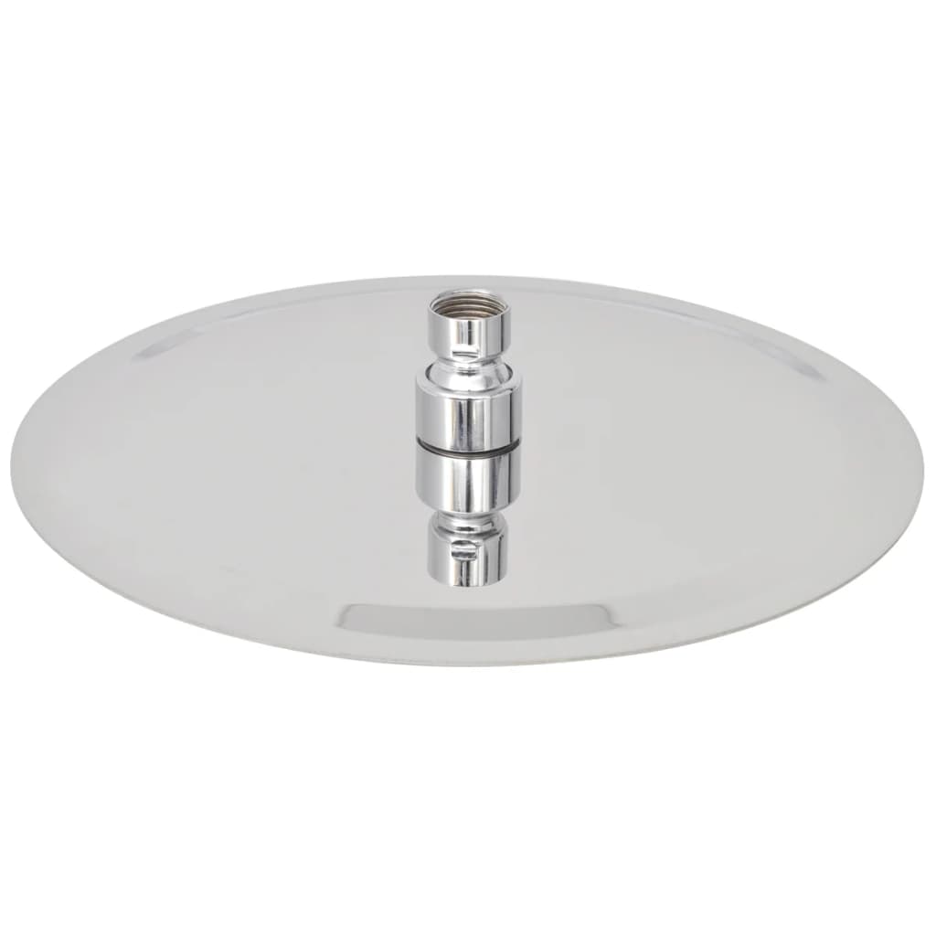 Vidaxl Rain Shower Head Round 25 cm en acier inoxydable
