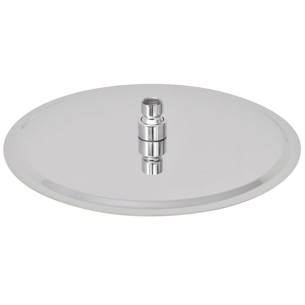 Vidaxl Pluie Shower Head en acier inoxydable 30 cm