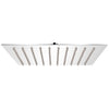 Vidaxl Rain Shower Head en acier inoxydable 20x20 cm carré