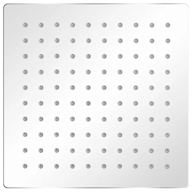 Vidaxl Rain Shower Head en acier inoxydable 20x20 cm carré