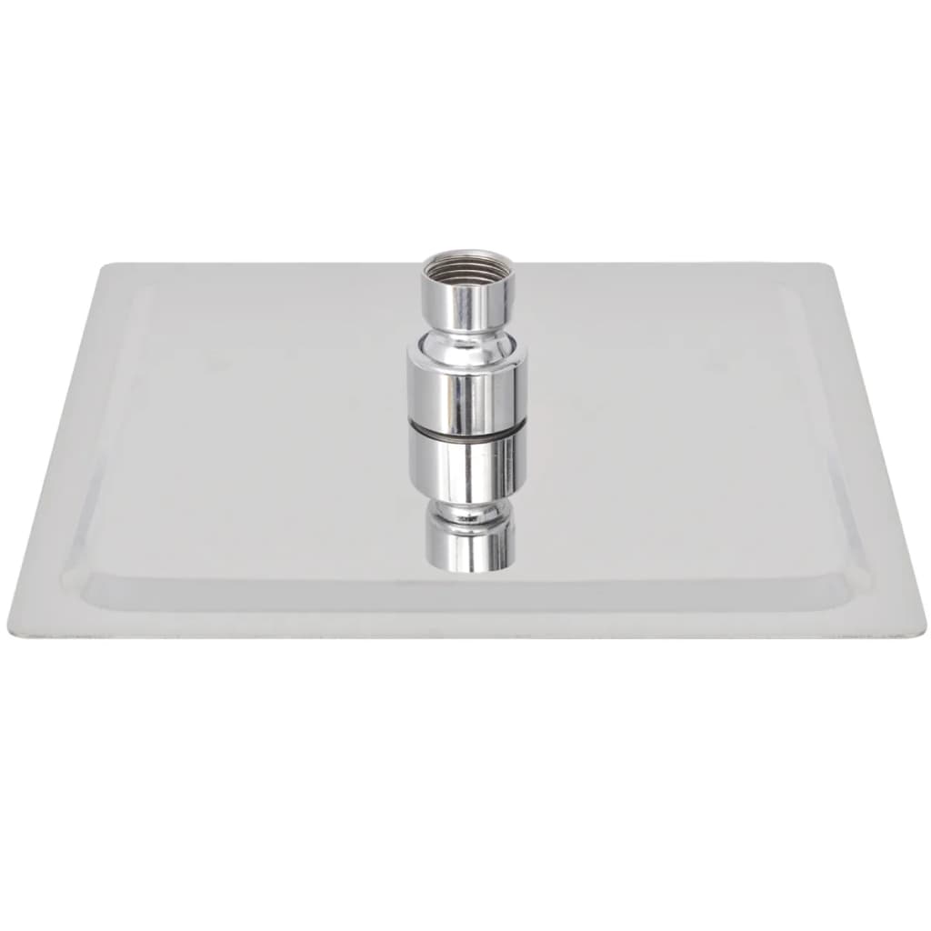 Vidaxl Rain Shower Head en acier inoxydable 20x20 cm carré