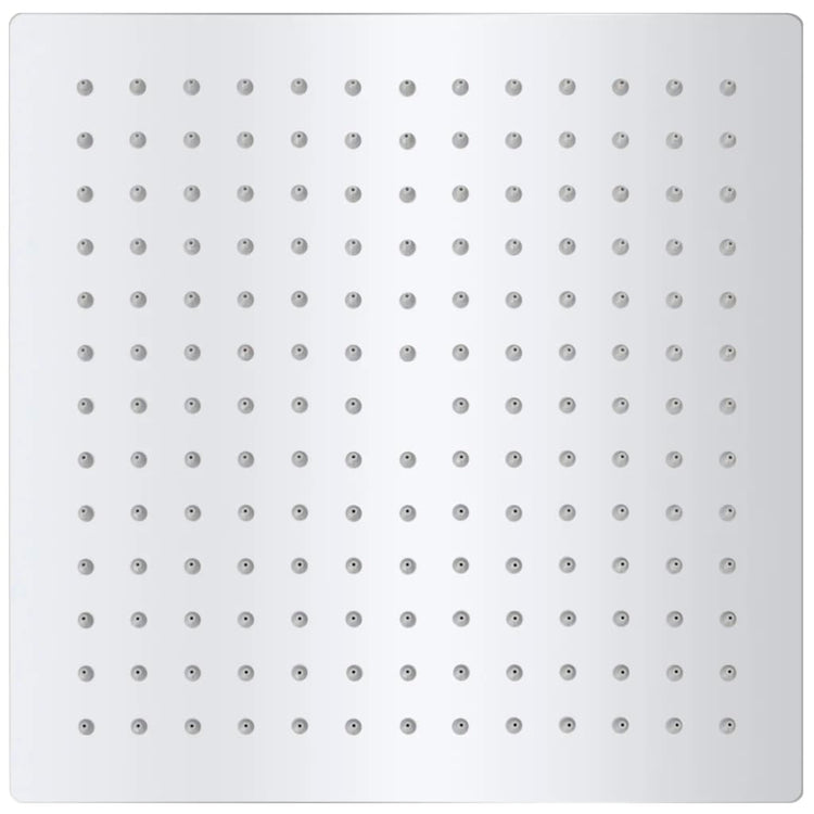 Vidaxl Rain Shower Head Square 25x25 cm en acier inoxydable