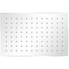Vidaxl Pluie Shower Head en acier inoxydable 20x30 cm rectangulaire