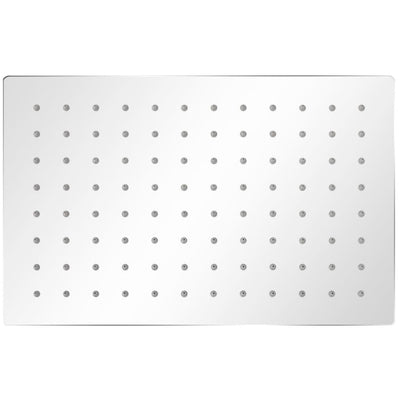 Vidaxl Pluie Shower Head en acier inoxydable 20x30 cm rectangulaire