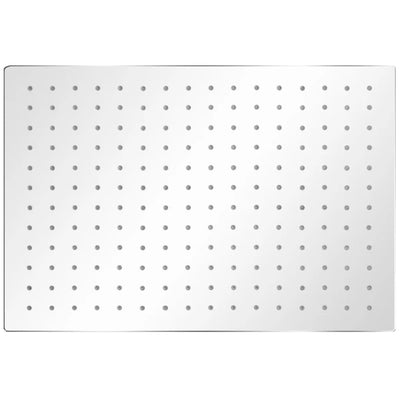 Vidaxl Pluie Shower Head en acier inoxydable 30x40 cm rectangulaire