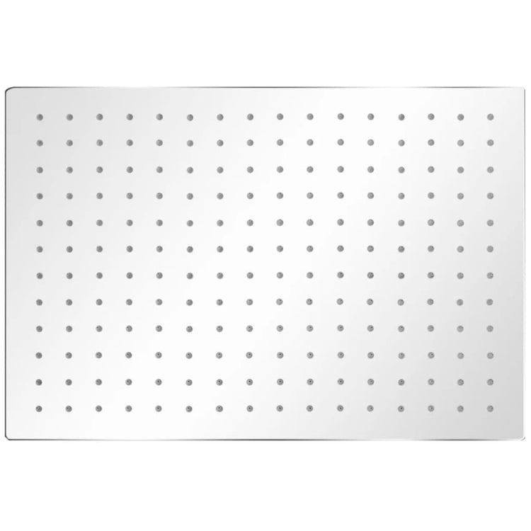 Vidaxl Pluie Shower Head en acier inoxydable 30x40 cm rectangulaire