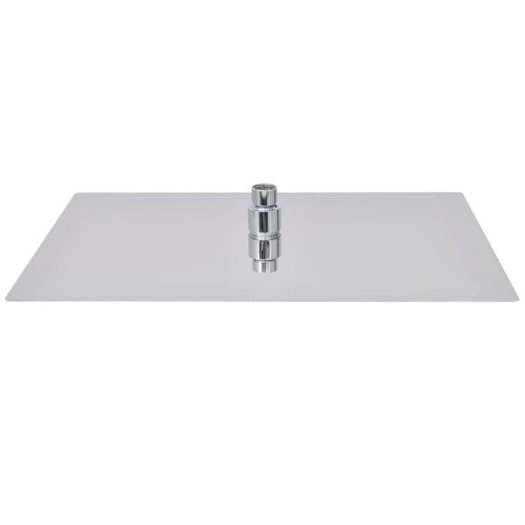 Vidaxl Pluie Shower Head en acier inoxydable 30x40 cm rectangulaire