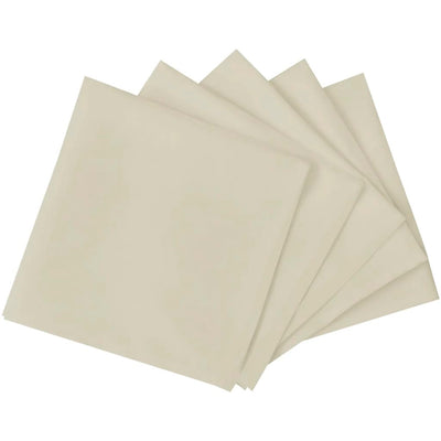 Vidaxl Napkins 100 pièces crème 50x50 cm
