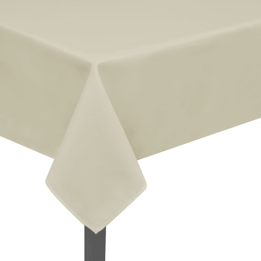 Nappeurs Vidaxl 5 pièces crème 170x130 cm